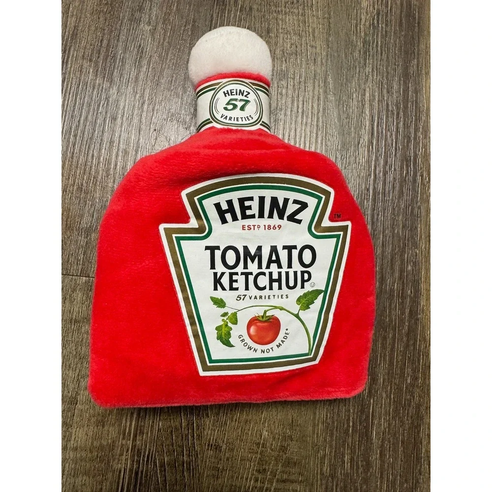 Anirollz Plush Red Heinz Tomato Ketchup Collectible Soft Toy Novelty Cute